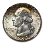 1947-D Washington Quarter MS-67+ NGC CAC