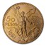 1947 Mexico Gold 50 Pesos BU (New Dies Restrike)