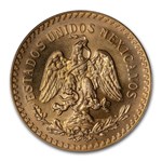 1947 Mexico Gold 50 Pesos BU (New Dies Restrike)