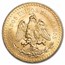 1947 Mexico Gold 50 Pesos BU