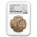 1947 Mexico Gold 50 Pesos MS-65* NGC