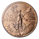 1947 Mexico Gold 50 Pesos MS-65 PL NGC