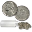 1947-S Jefferson Nickel 40-Coin Roll Avg Circ
