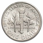 1947-S Roosevelt Dime 50-Coin Roll BU