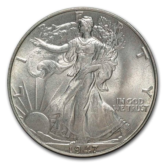 1947 Walking Liberty Half Dollar Choice BU 1947 Walking Liberty Half Dollar Choice BU