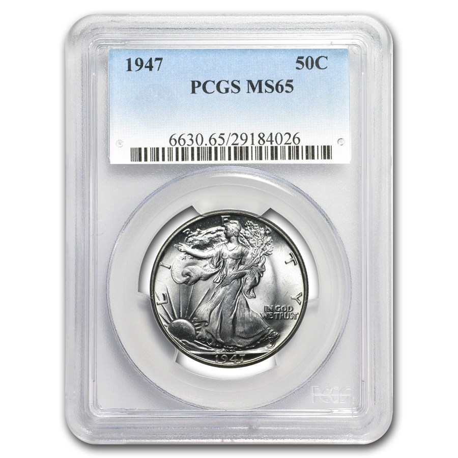 1947 Walking Liberty Half Dollar MS-65 PCGS