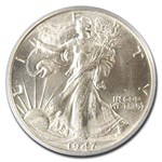 1947 Walking Liberty Half Dollar MS-65 PCGS