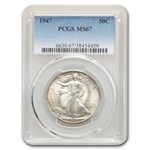 1947 Walking Liberty Half Dollar MS-67 PCGS