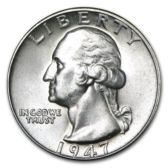 1947 Washington Quarter BU 1947 Washington Quarter BU