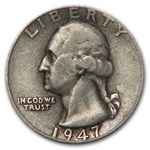 1947 Washington Quarter Good/XF