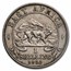 1948-1952 East Africa 1 Shilling Lion Avg Circ
