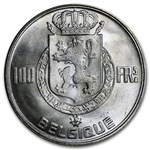 1948-1954 Belgium 100 Francs Four Kings BU