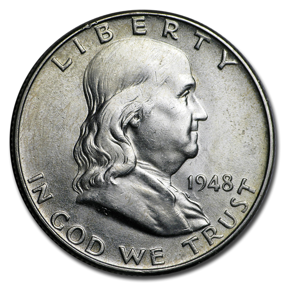 1948-1963 Franklin Half Dollar AU 1948-1963 Franklin Half Dollar AU