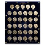 1948-1963 Franklin Half Dollar BU Set (Capital Plastic)