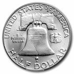 1948-1963 Franklin Half Dollar MS-64 CACG (Random, FBL)