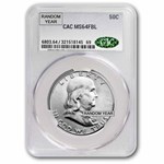 1948-1963 Franklin Half Dollar MS-64 CACG (Random, FBL)