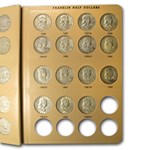 1948-1963 Franklin Half Dollar Set Avg Circ (Dansco Album)