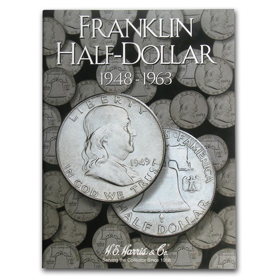 1948-1963 Franklin Half Dollar Set Avg Circ (Harris Album) 1948-1963 Franklin Half Dollar Set Avg Circ (Harris Album)