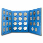 1948-1963 Franklin Half Dollar Set Avg Circ (Whitman Folder)