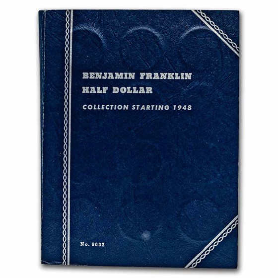 1948-1963 Franklin Half Dollar Set Avg Circ (Whitman Folder) 1948-1963 Franklin Half Dollar Set Avg Circ (Whitman Folder)