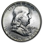 1948-1963 Franklin Half Dollar Set Avg Circ (Whitman Folder)