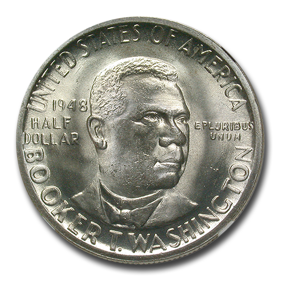 Buy 1948 Booker T. Washington Half Dollar Commem MS-66 NGC | APMEX
