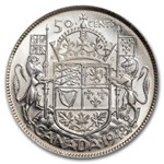 1948 Canada Silver 50 Cents George VI MS-64 PCGS