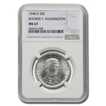 1948-D Booker T. Washington Half Dollar Commem MS-67 NGC