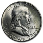 1948-D Franklin Half Dollar MS-64 NGC (FBL)
