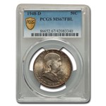 1948-D Franklin Half Dollar MS-67 PCGS (FBL)