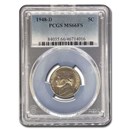 1948-D Jefferson Nickel MS-66 PCGS (FS)