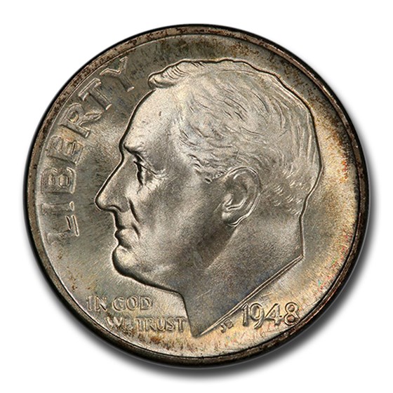 1948-D Roosevelt Dime MS-67+ PCGS (FB)