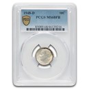 1948-D Roosevelt Dime MS-68 PCGS (FB)