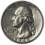 1948-D Washington Quarter AU