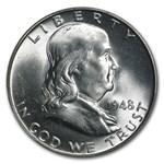1948 Franklin Half Dollar MS-64 PCGS (FBL)