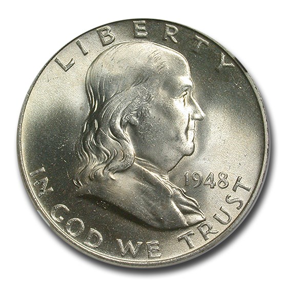 1948 Franklin Half Dollar MS-65 NGC (FBL) 1948 Franklin Half Dollar MS-65 NGC (FBL)