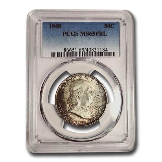 1948 Franklin Half Dollar MS-65 PCGS (FBL) 1948 Franklin Half Dollar MS-65 PCGS (FBL)