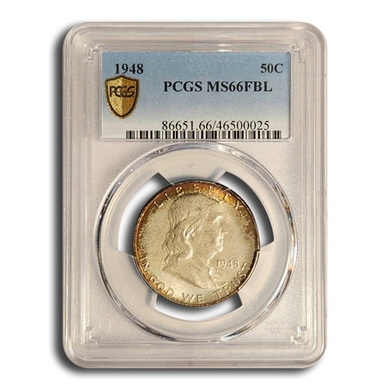 1948 Franklin Half Dollar MS-66 PCGS (FBL) 1948 Franklin Half Dollar MS-66 PCGS (FBL)