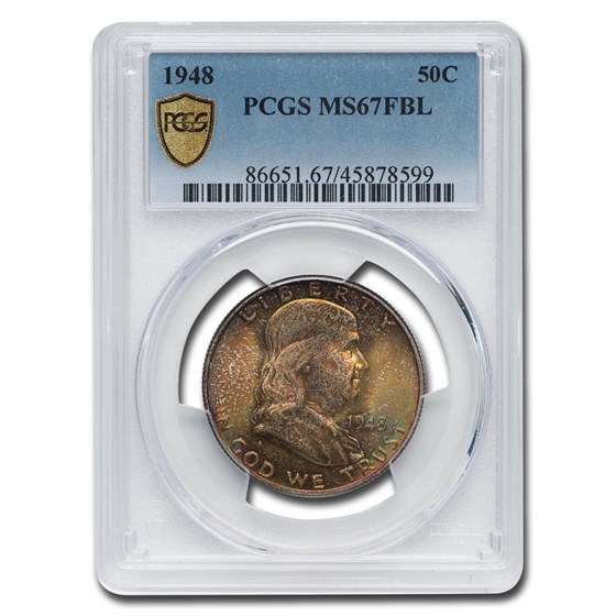 1948 Franklin Half Dollar MS-67 PCGS (FBL) 1948 Franklin Half Dollar MS-67 PCGS (FBL)