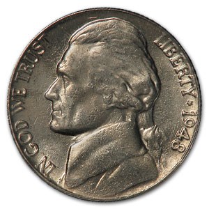 1948 Jefferson Nickel BU 1948 Jefferson Nickel BU