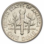 1948 Roosevelt Dime AU