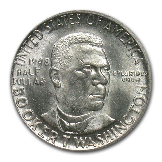 1948-S Booker T. Washington Half Dollar MS-66 PCGS 1948-S Booker T. Washington Half Dollar MS-66 PCGS