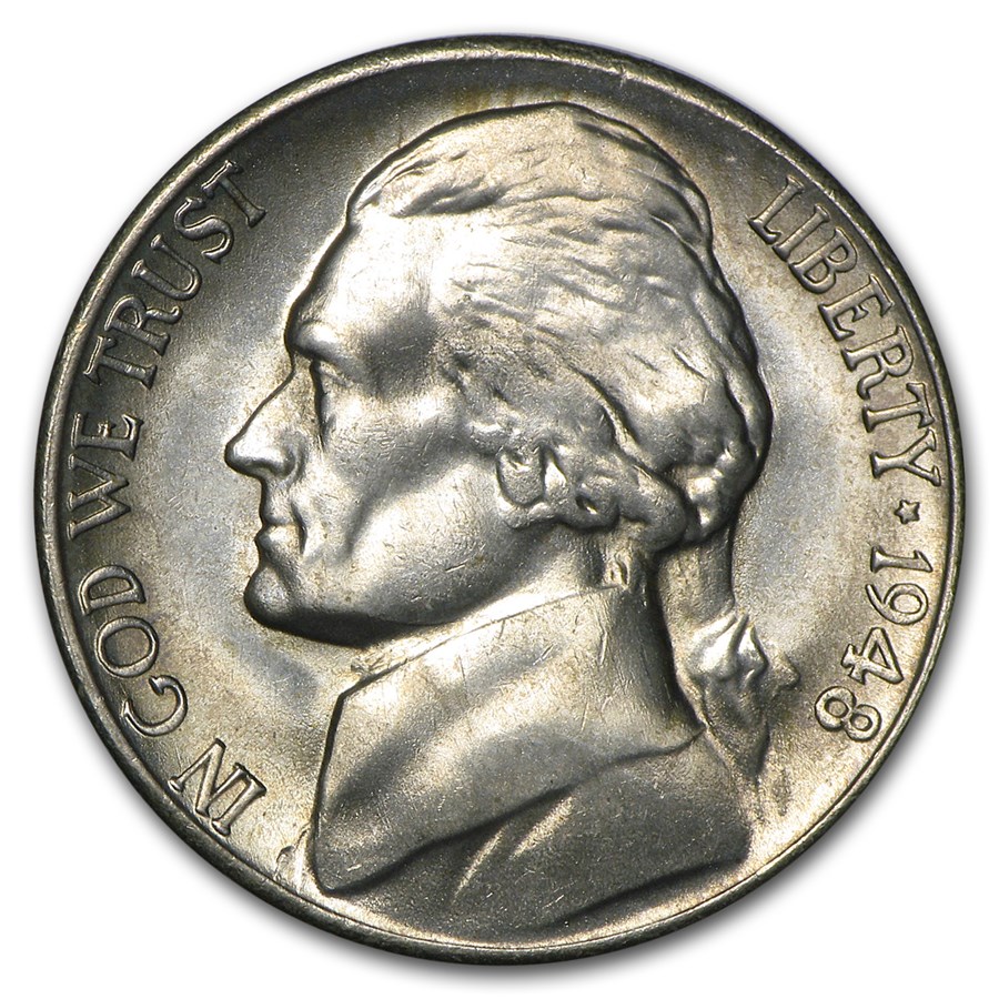 1948-S Jefferson Nickel BU