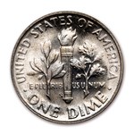 1948-S Roosevelt Dime 50-Coin Roll BU