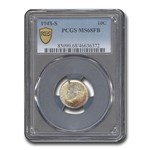 1948-S Roosevelt Dime MS-68 PCGS (FB)