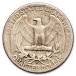 1948-S Washington Quarter 40-Coin Roll Avg Circ