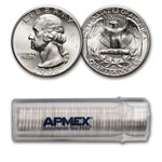 1948-S Washington Quarter 40-Coin Roll BU