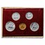 1948 Vatican City Pope Pius XII Gold 100 Lire 5-Coin Set BU