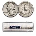 1948 Washington Quarter 40-Coin Roll Avg Circ