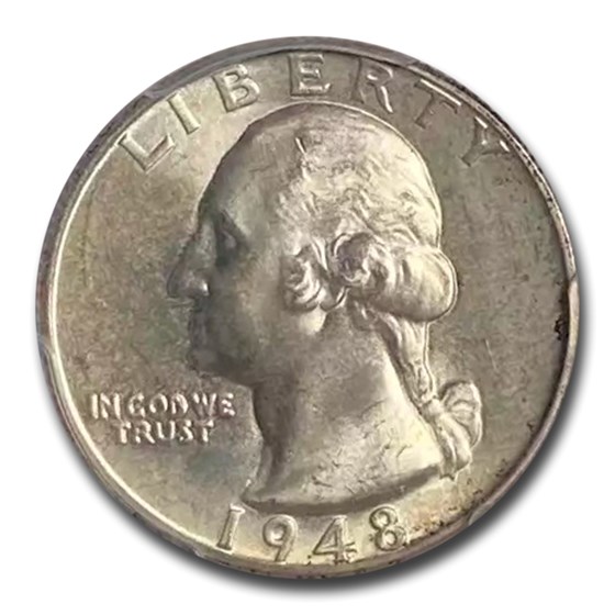 1948 Washington Quarter MS-67 PCGS 1948 Washington Quarter MS-67 PCGS